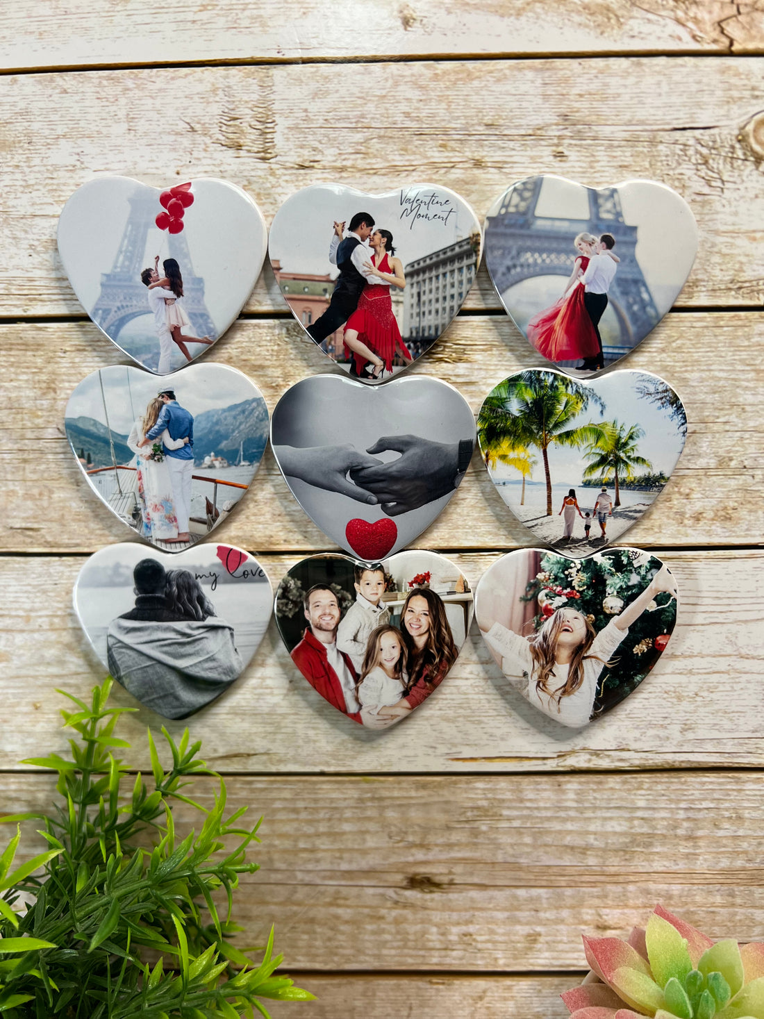 Heart Shape Custom Magnets